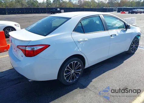 2015 Toyota Corolla S Plus из США, поврежденный, VIN 2T1BURHE0FC256266